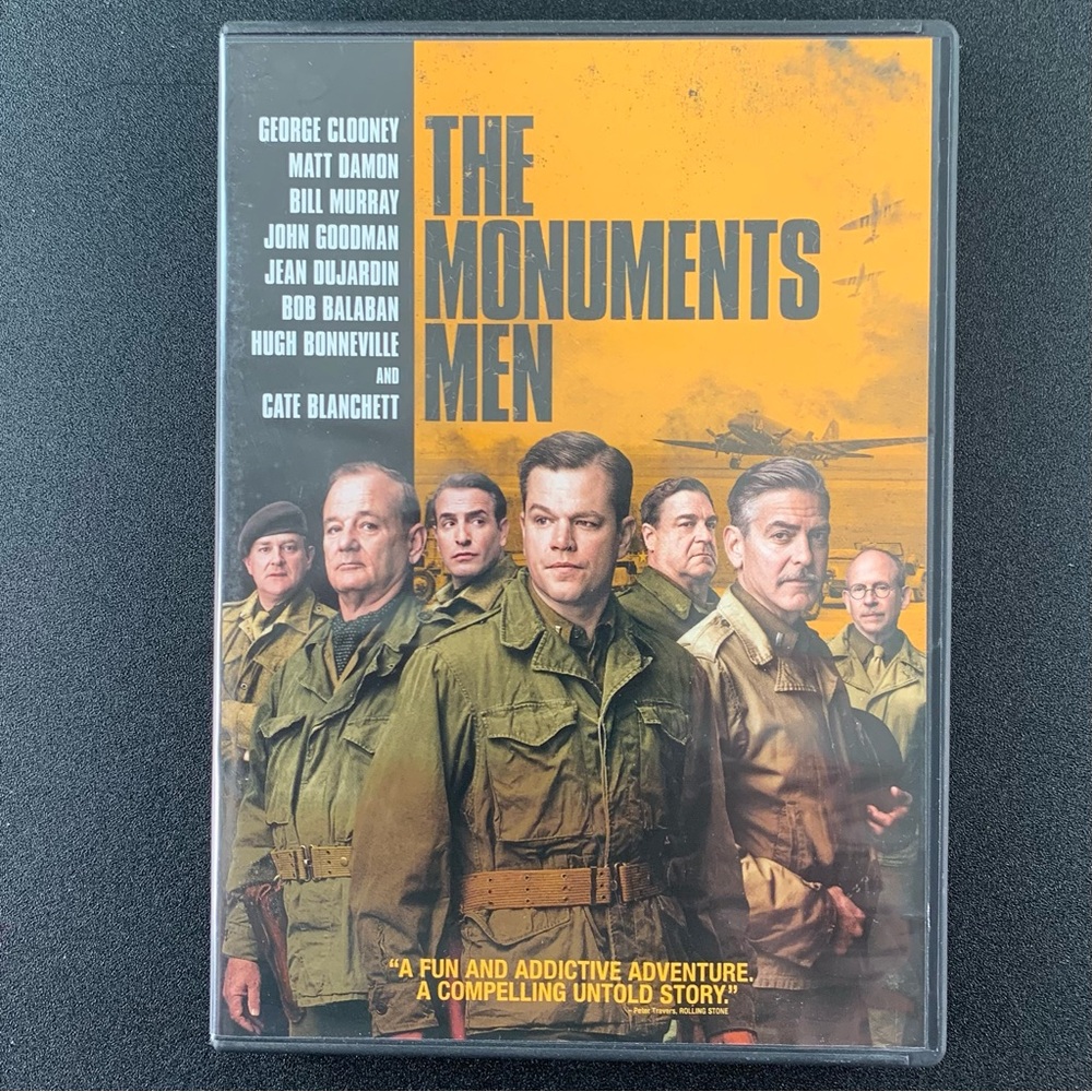 The Monuments Men DVD.